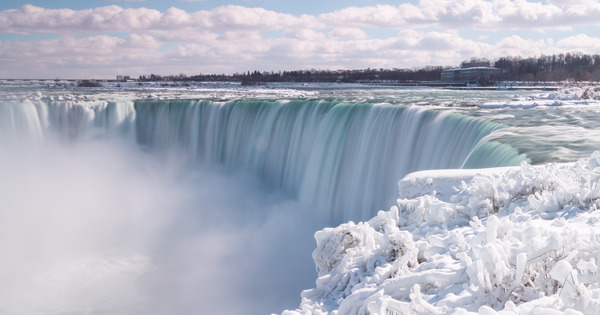 Canada Ontario Niagara Falls Winter View