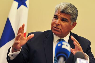 Panama's president jose Raul Mulino (Credit AFP)