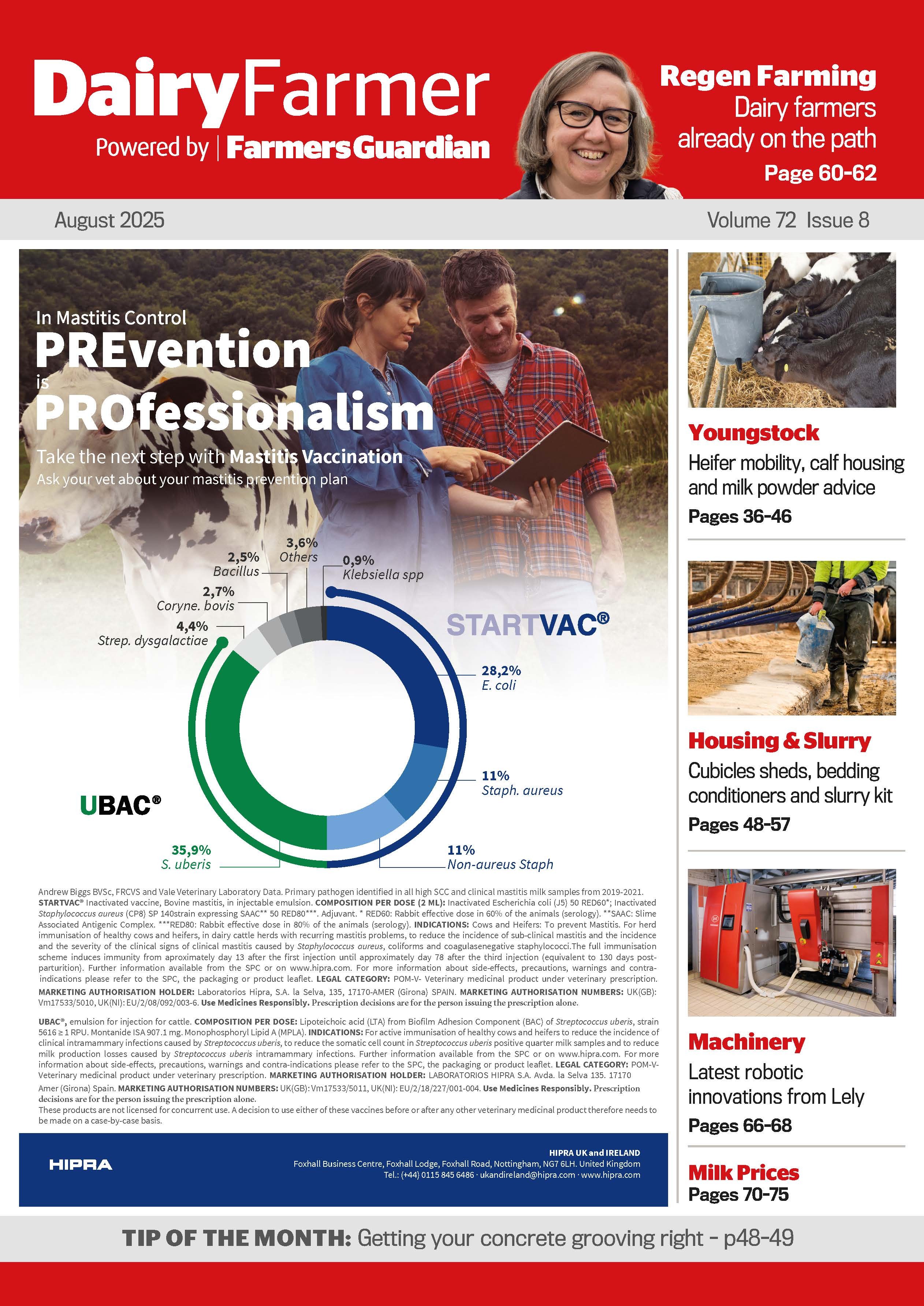 Dairy Farmer August Magazine Front Cover