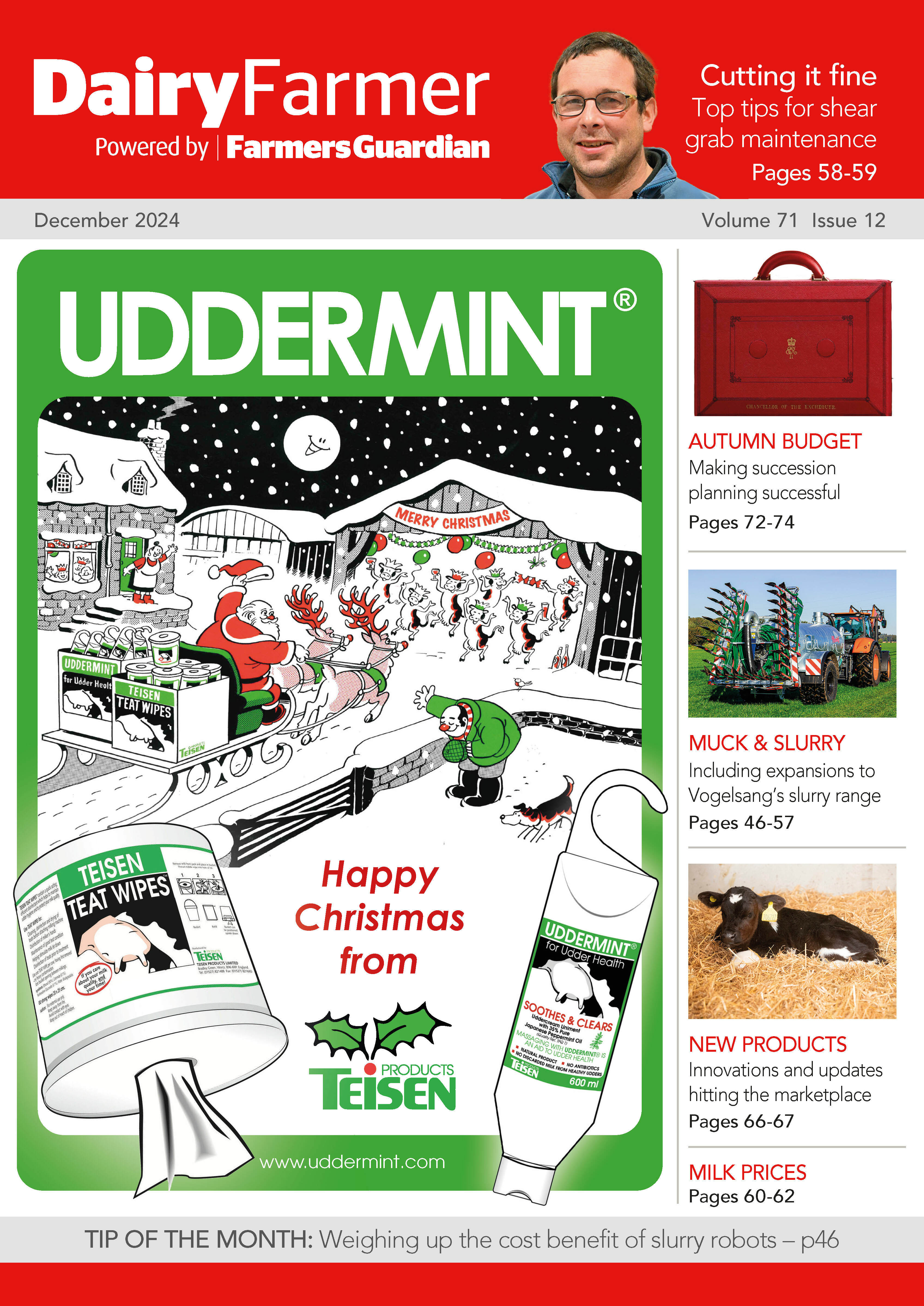 Dairy Farmer December Front Cover