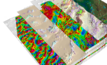 Fundamental geological data layers of gravity, multi-spectral satellite, magnetics surface geology and geochemistry captured at scale. Image: Viridien