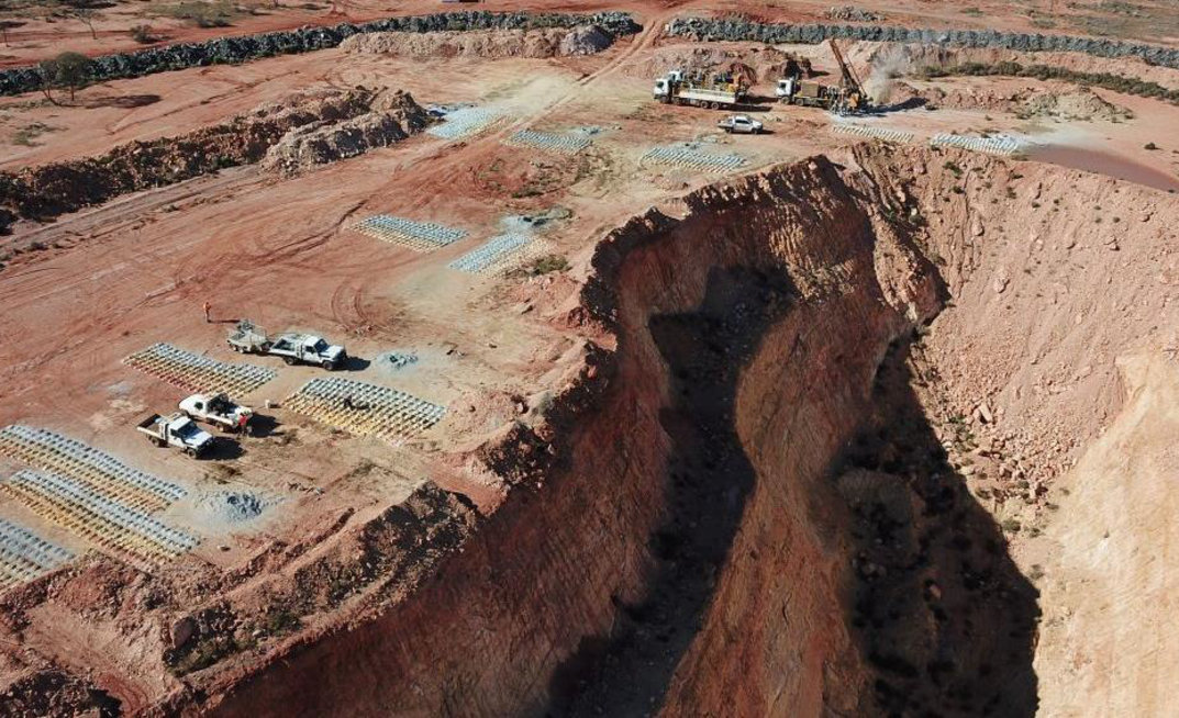 Drilling at Anglo Saxon in September 2025