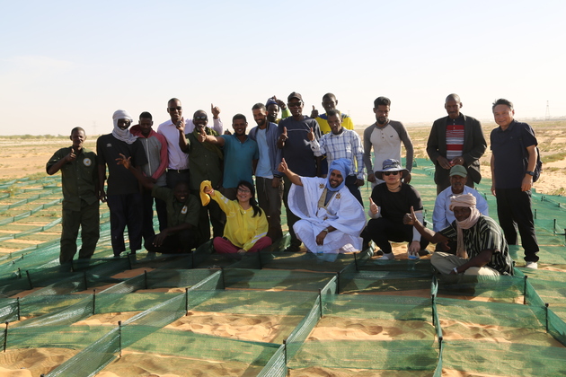 MAURITANIA-DESERT CONTROL-CHINESE EXPERTISE