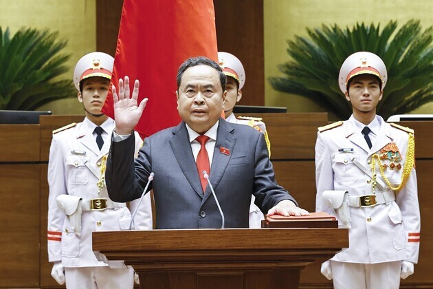 VIETNAM-HANOI-NATIONAL ASSEMBLY-TRAN THANH MAN-CHAIRMAN