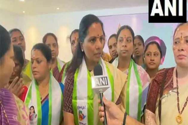 "State government did not give in their all" BRS' K Kavitha on SLBC tunnel rescue operations