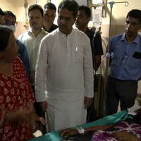 Tripura CM Manik Saha visits injured officials after attack by Tiprasa Civil Society