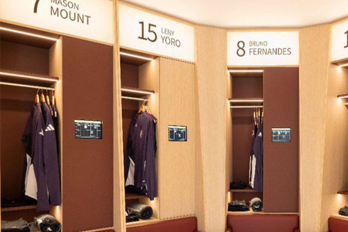 Manchester United unveils redeveloped training facility for men's team at Carrington