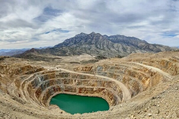 The historical Colosseum mine in California, USA