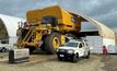 HSE Mining heavy vehicle fleet. Photo courtesy HSE