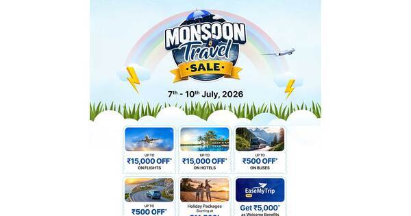 EaseMyTrip announces 'Monsoon Travel Sale' to inspire seasonal getaways with exciting offers across travel categories
