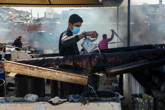 Palestinians in Gaza turn plastic waste into fuel amid Israeli blockade