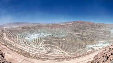 The Escondida copper mine in Chile. Credit: BHP