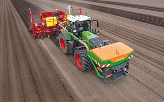 Multi-hopper front tanks for establishment flexibility  