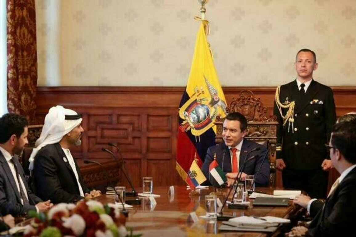 Ecuadorian President receives UAE Accountability Authority President