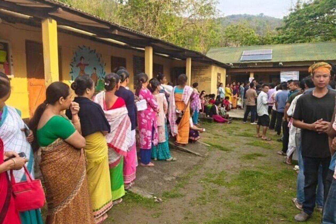 India: Assam electorates record impressivepolling turnout 