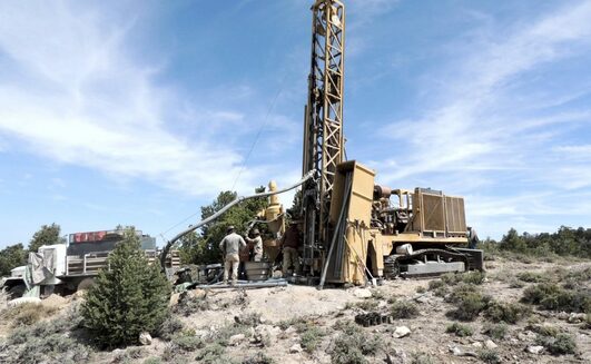 Drilling at Bullfrog in Nevada, USA