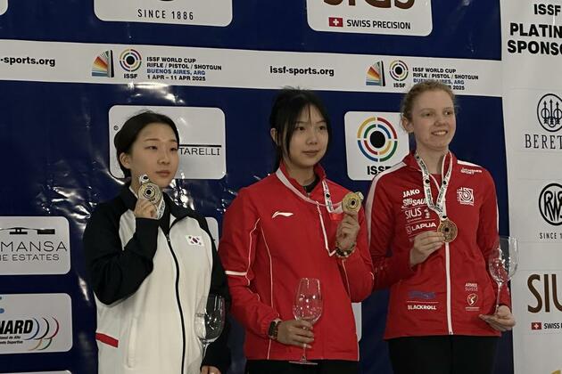 Teenage markswoman Wang claims maiden ISSF World Cup gold