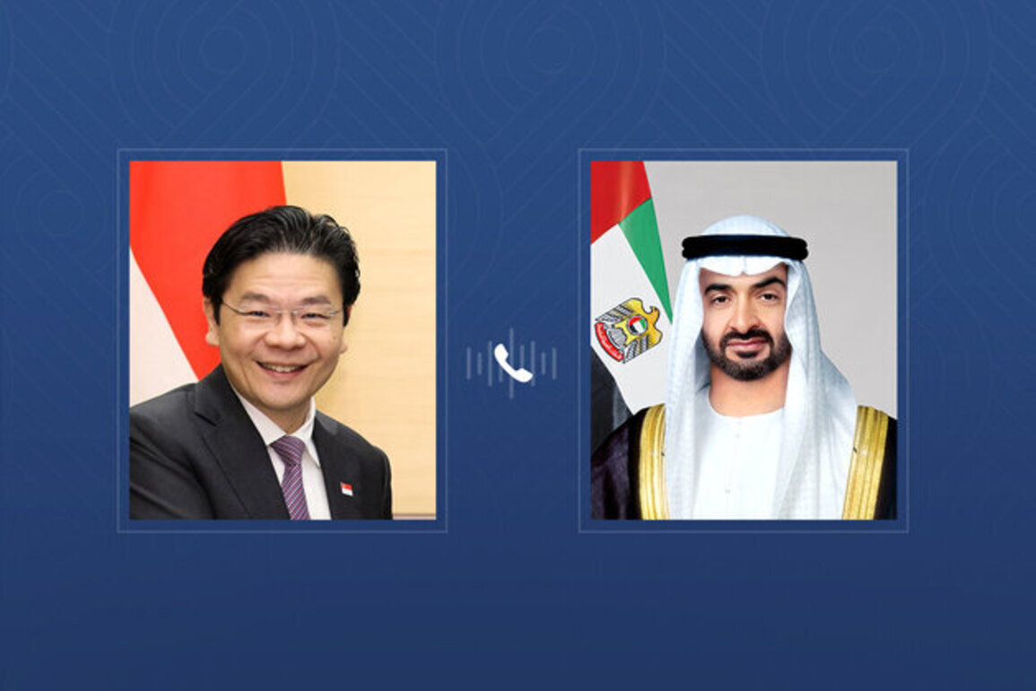 In phone call with UAE President, Prime Minister of Singapore calls for halt to military escalation and return to dialogue