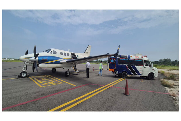 Uttarakhand: Airport Authority of India (AAI) team manages successful operation of emergency medical flight at Pantnagar Airport
