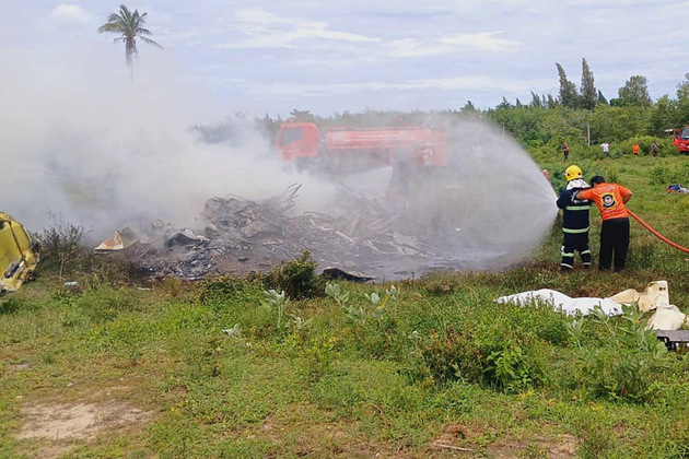 (SpotNews)THAILAND-PRACHUAP KHIRI KHAN-HELICOPTER CRASH