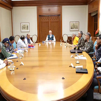 PM Modi holds meeting with Rajnath Singh, Jaishankar, NSA, CDS, service chiefs