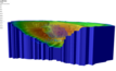 GroundProbe radar data overlayed in Rocscience’s RS3