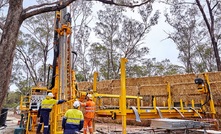 Drilling at Fosterville near Bendigo in Victoria