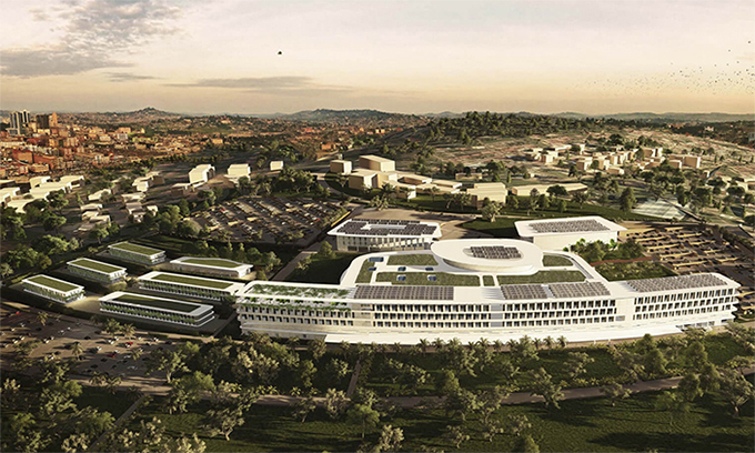 n artistic impression of the proposed hospital ourtesy hoto
