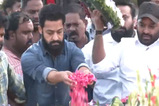 Jr NTR pays tribute to grandfather NTR on his 103rd birth anniversary
