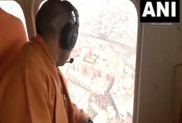 CM Yogi conducts aerial survey of Ram temple premises in Ayodhya