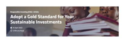 How the United Nation's Sustainable Development Goals provide a framework for sustainable investing  