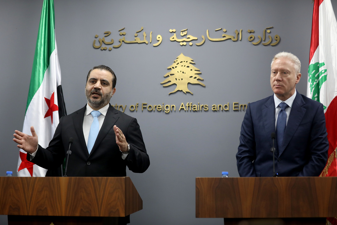 LEBANON-BEIRUT-SYRIA-JOINT PRESS CONFERENCE