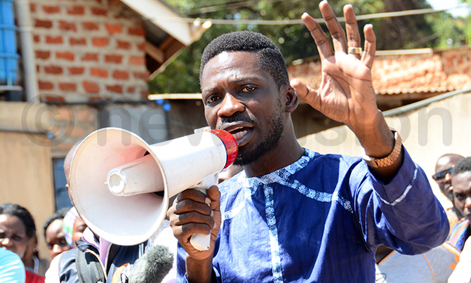 Police blocks Bobi Wine's Kyarenga concert Police blocks Bobi Wine's Kyarenga concert