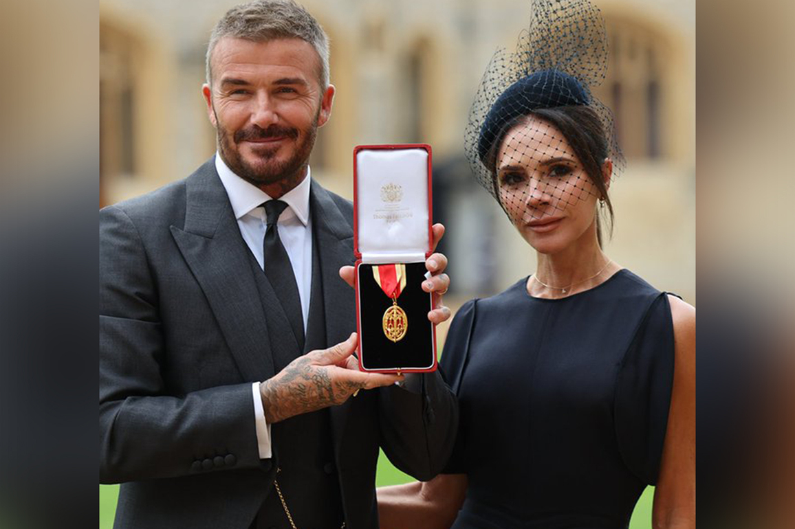 "'Without doubt, this is the moment that makes me very proud' : David Beckham on his Knighthood