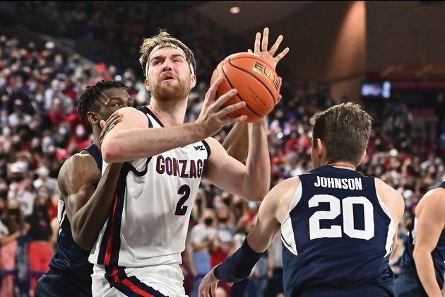 'Efficient' Drew Timme, No. 2 Gonzaga take on Santa Clara