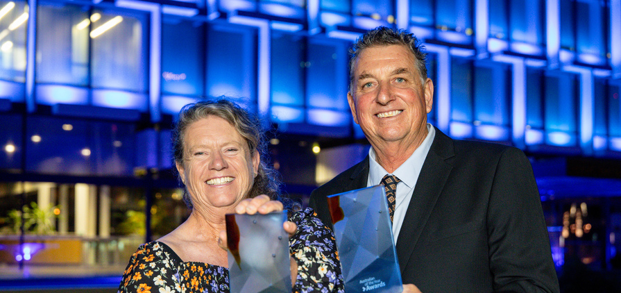 Mollerin growers, Dianne and Ian Haggerty, have be named the 2025 Australians of the Year for WA. 