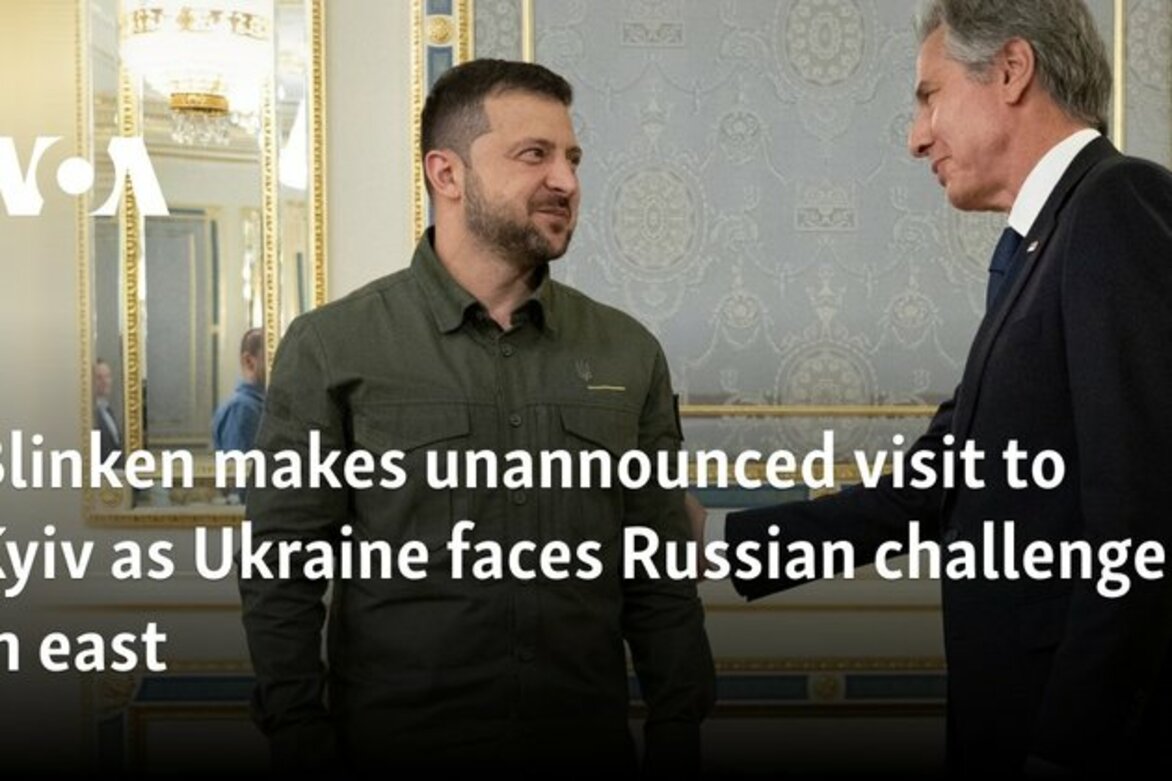 Blinken reaffirms US support of Ukraine in Kyiv visit