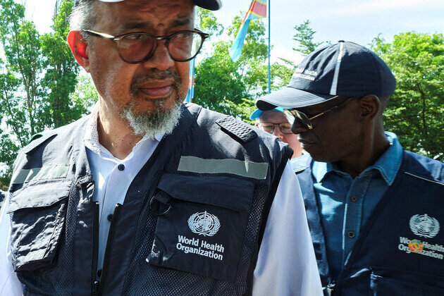 WHO chief visits epicentre of Ebola outbreak in DR Congo