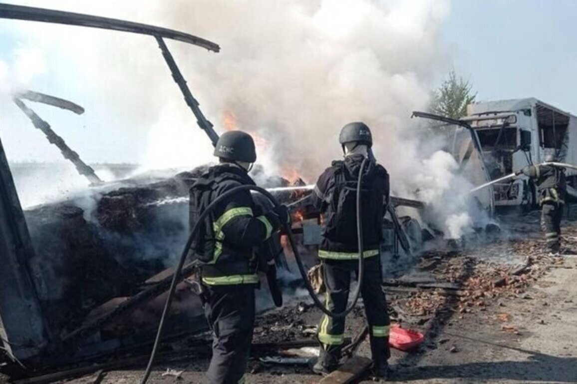 Forty Children On Bus In Ukraine Narrowly Escape Russian Drone Strike