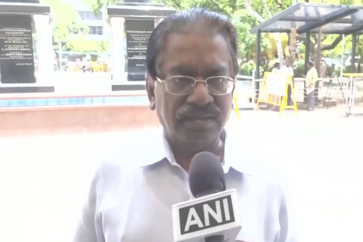 "Governor is a BJP man": DMK's Elangovan alleges pressure on Tamil Nadu govt over 'Vande Mataram' row