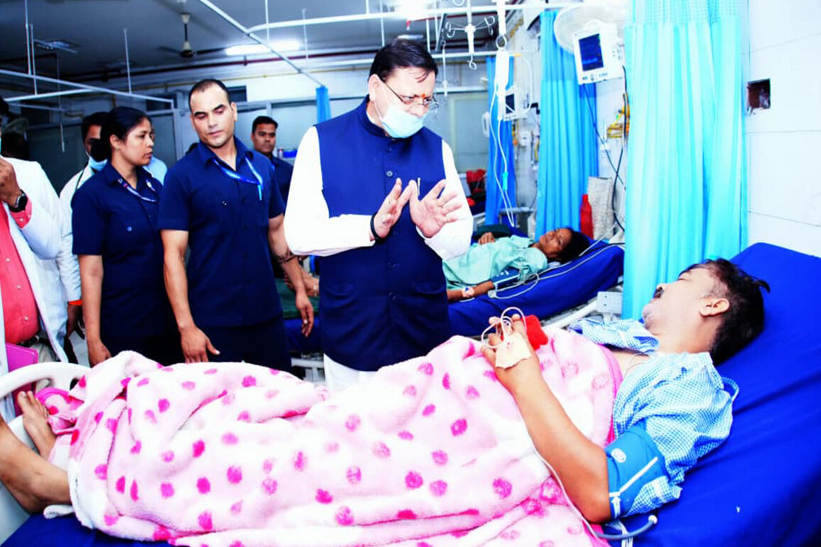 Uttarakhand: CM Dhami inspects Doon Medical College, reviews health services