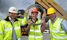 Robbie Bentham, plant director at Banks Mining (L), with Dane Middlemiss and Kevin Monaghan of Pirtek Tyne & Wear 