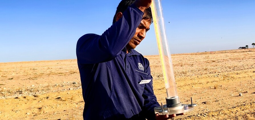WA DPIRD principal research scientist, Dr Gaus Azam, is leading a long-term trial looking at lime applications to help manage sub-soil acidity.