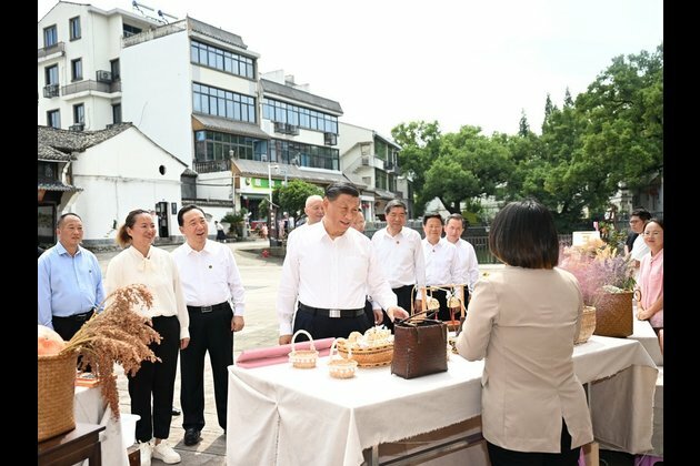 Xi inspects Jinhua in east China&#039;s Zhejiang Province