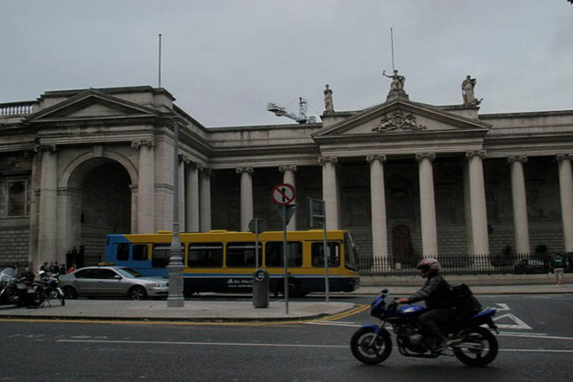 Swans rescued after heavy oil spill by Bank of Ireland in Dublin