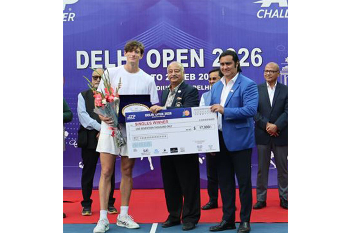 Unseeded Stefanos Sakellaridis registers incredible come-from-behind win to secure Delhi Open singles title