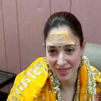Tamannaah Bhatia attends Bhasma Aarti at Mahakaleshwar Temple in Ujjain