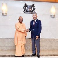 Uttar Pradesh CM Yogi holds talks on cooperation with Singapore foreign minister