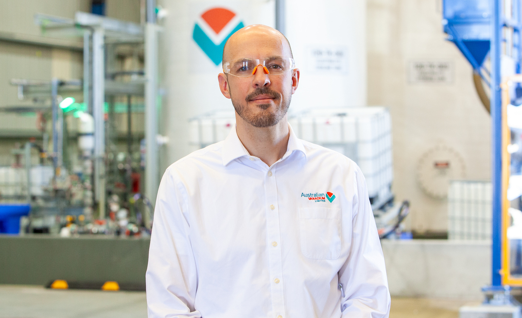 Australian Vanadium CEO Graham Arvidson. Photo courtesy Australian Vanadium