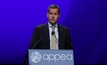  Chevron's Nigel Hearne addresses the APPEA conference